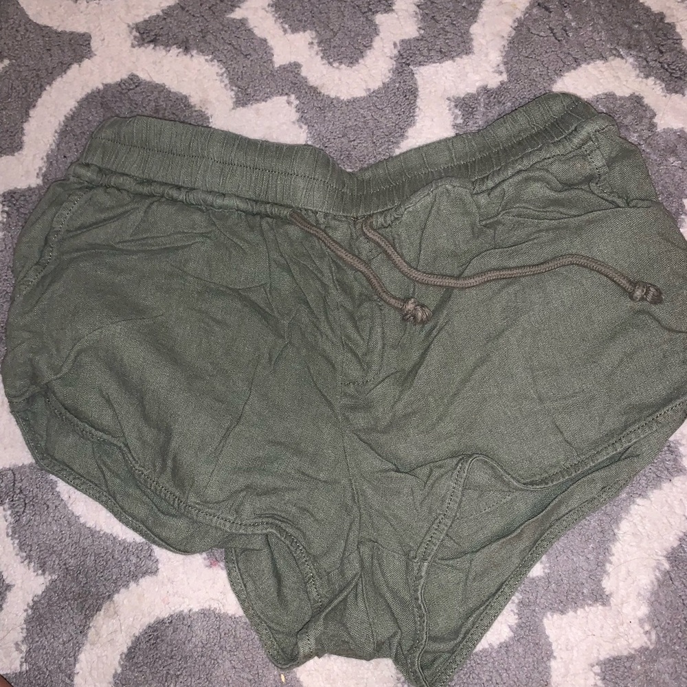 Green Flowey shorts